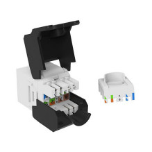 Keystone socket unshielded Cat6A LSA wzf.8Stk ws Keystone socket unshielded Cat6A LSA wzf.8Stk ws