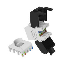 Keystone socket unshielded Cat6A LSA wzf.8Stk ws Keystone socket unshielded Cat6A LSA wzf.8Stk ws