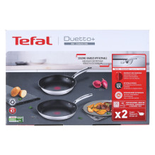 Tefal DUETTO+ G732S255 keptuvių rinkinys, 2 vnt. Tefal DUETTO+ G732S255 keptuvių rinkinys, 2 vnt.