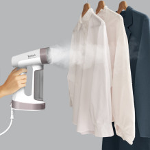 Tefal Pure Force DT8765E0 drabužių garintuvas Rankinis drabužių garintuvas 0,18 l 1800 W Juoda, Cinamono spalvos
