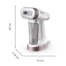 Tefal Pure Force DT8765E0 drabužių garintuvas Rankinis drabužių garintuvas 0,18 l 1800 W Juoda, Cinamono spalvos