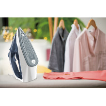 Tefal Express Steam FV2837 Sausas ir garinis lygintuvas Cerilium padas 2400 W Mėlyna, Pilka, Balta Tefal Express Steam FV2837 Sausas ir garinis lygintuvas Cerilium padas 2400 W Mėlyna, Pilka, Balta