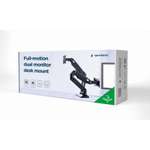 Gembird MA-DA2-03 monitor mount / stand 88.9 cm (35") Desk Black Gembird MA-DA2-03 monitor mount / stand 88.9 cm (35") Desk Black