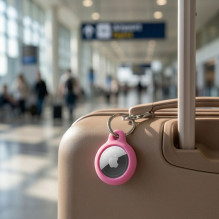 Etui Tech-Protect Rough na Apple AirTag 1 / 2 - różowe Etui Tech-Protect Rough na Apple AirTag 1 / 2 - różowe