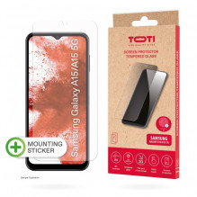 TEMPERED glass 2D screen protector for Samsung Galaxy A15 / A15 5G, Transparent TEMPERED glass 2D screen protector for Samsung Galaxy A15 / A15 5G, Transparent