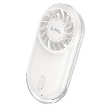 Nešiojamas mini ventiliatorius Hoco HX611 pieno baltumo Nešiojamas mini ventiliatorius Hoco HX611 pieno baltumo