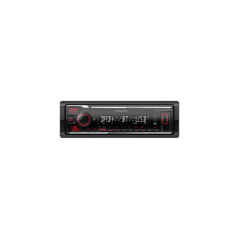 Kenwood KMM-BT408DAB USB / AUX / Bluetooth / iPhone trumpųjų bangų radijas