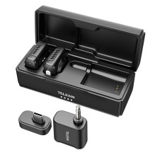 Belaidis Mikrofonų Rinkinys - 7Ryms Rimo S1 USB-C, Dviejų Siųstuvų Belaidis Mikrofonų Rinkinys - 7Ryms Rimo S1 USB-C, Dviejų Siųstuvų