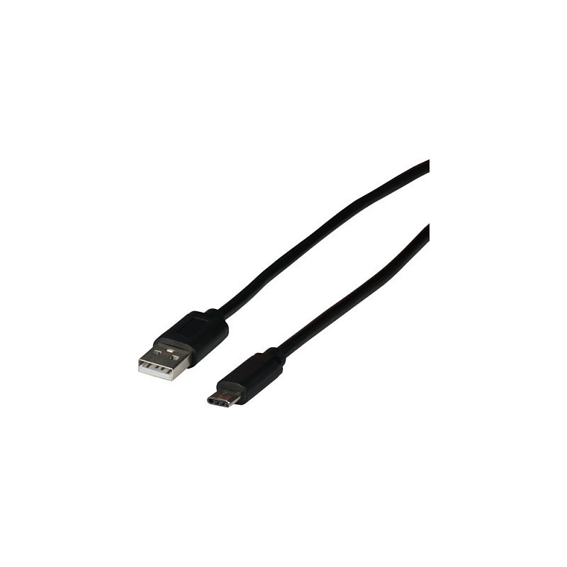 EFB USB 2.0 jungiamasis kabelis AC, su kištuku, 0,5 m, 480 Mbit 3A