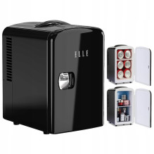 Šaldytuvas - ELLE Home ESDAF101BKEU 4L Mini Šaldytuvas, 12V AC, Juodas Šaldytuvas - ELLE Home ESDAF101BKEU 4L Mini Šaldytuvas, 12V AC, Juodas