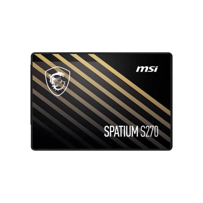 MSI SPATIUM S270 SATA 2.5 480GB internal solid state drive 2.5" Serial ATA III 3D NAND