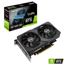 Graphics Card, ASUS, NVIDIA GeForce RTX 3060, 12 GB, 192 bit, PCIE 4.0 16x, GDDR6, GPU 1837 MHz, 1xHDMI, 3xDisplayPort, 