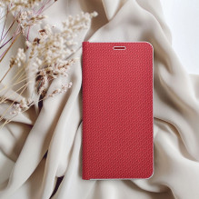 Flip case for iPhone 16 Luna Book Carbon red Flip case for iPhone 16 Luna Book Carbon red