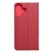 Flip case for iPhone 16 Luna Book Carbon red Flip case for iPhone 16 Luna Book Carbon red