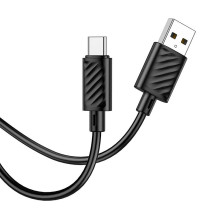 USB A į USB C laidas Hoco 3A 2 m X88 juodas USB A į USB C laidas Hoco 3A 2 m X88 juodas
