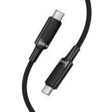 Cable USB C to USB C Hoco PD 5A 100W 1,2 m U153 Extreme black Cable USB C to USB C Hoco PD 5A 100W 1,2 m U153 Extreme black