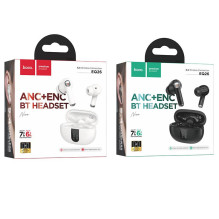 Belaidės ausinės Hoco TWS ANC + ENC EQ26 juodos