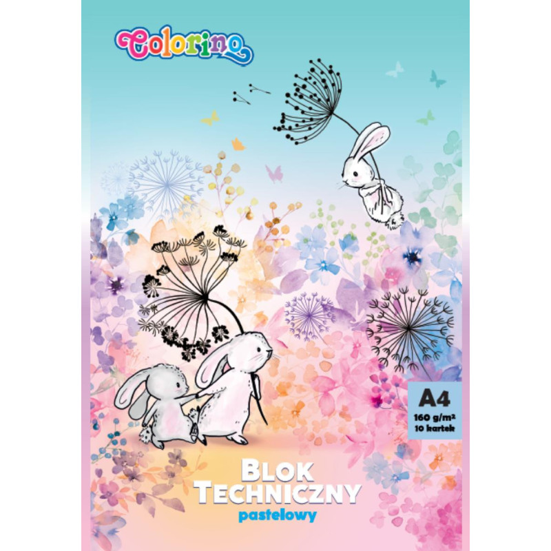 Coloured paper Colorino, 10 pcs