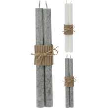 Christmas candle set, 8 h, 250 mm, 2 pcs