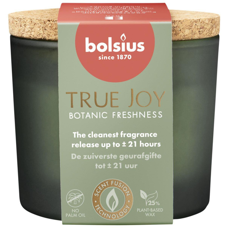 Žvakė, aromatinė Bolsius TRUE JOY Botanic Freshness, 21 h