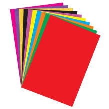 Colored cardboard SMLT, A4, 80 sheets, 8 colors