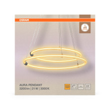 Šviestuvas lubų Osram, LED, 21W, 3000K, 2400lm Šviestuvas lubų Osram, LED, 21W, 3000K, 2400lm