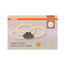 Osram ceiling light, LED, 21W, 3000K, 2200lm. Osram ceiling light, LED, 21W, 3000K, 2200lm.