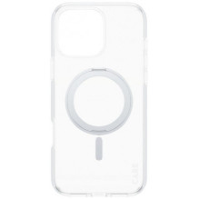 PanzerGlass Transparent Case w. Silver Kickstand MagSafe iPhone 16 Pro Max