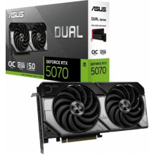 „Asus GeForce RTX 5070 DUAL OC“ 12 GB GDDR7 192 bitų vaizdo plokštė „Asus GeForce RTX 5070 DUAL OC“ 12 GB GDDR7 192 bitų vaizdo plokštė