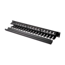 Equip 19" cable management equipment, black Equip 19" cable management equipment, black