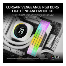 VENGEANCE RGB šviesos stiprinimo rinkinys, RGB LED, baltas VENGEANCE RGB šviesos stiprinimo rinkinys, RGB LED, baltas