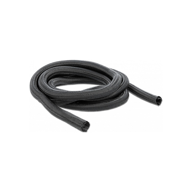 Savaime užsidaranti pinto pluošto žarna, 2 m x 13 mm, juoda