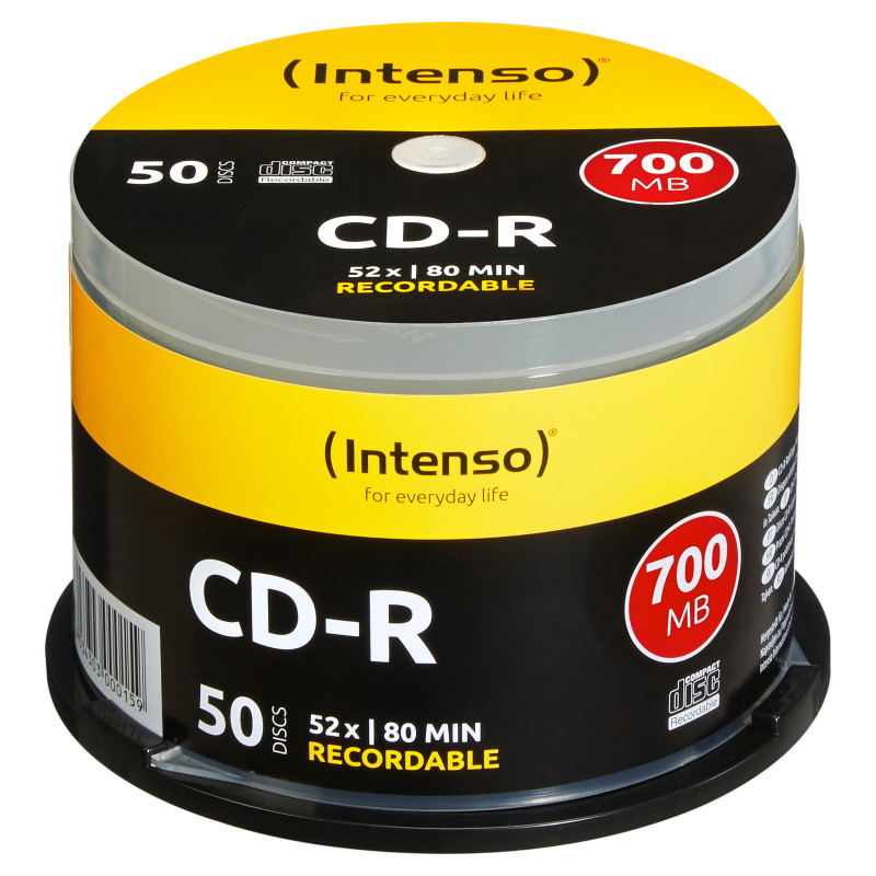 CD-R 700 MB (52fach, 50 Stck)