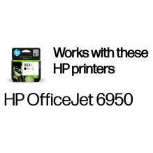 HP 903XL Didelės talpos originali juodo rašalo kasetė HP 903XL Didelės talpos originali juodo rašalo kasetė