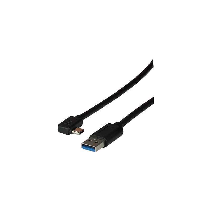 EFB USB 3.2 Gen2 10Gbit 3A Anschlusskabel Typ-A Stecker – Typ-C Stecker 0,5m