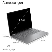 HP OmniBook X Flip 14-kb0175ng CU7 355 / 24GB / 512SSD / W11 Home Touch HP OmniBook X Flip 14-kb0175ng CU7 355 / 24GB / 512SSD / W11 Home Touch
