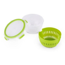 Emsa N10722 Clip &amp; Go Fruit Bowl Frischhaltedose 1.1 L Siebeinsatz