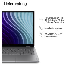 HP OmniBook X Flip 16-cc0181ng RYZ AI 7 445 / 24GB / 1TBSSD / W11 Home Touch HP OmniBook X Flip 16-cc0181ng RYZ AI 7 445 / 24GB / 1TBSSD / W11 Home Touch