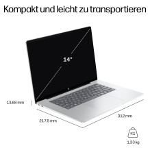 HP OmniBook 5 14-hm0151ng RYZ AI 5 330 / 16GB / 512SSD / W11 Pagrindinis