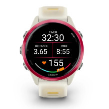 Garmin Forerunner 570 3.05 cm (1.2") AMOLED 42 mm Digital 390 x 390 pixels Touchscreen Pink, White Wi-Fi GPS (satel
