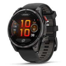 Garmin fēnix 8 Pro 3.56 cm (1.4") AMOLED 47 mm Digital 454 x 454 pixels Touchscreen Grey Wi-Fi GPS (satellite)