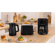 Bosch TAT3M123 skrudintuvas, 2 riekelės, 950 W, juodas Bosch TAT3M123 skrudintuvas, 2 riekelės, 950 W, juodas