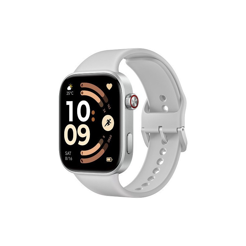 Xiaomi REDMI Watch 6 Smart watch GPS (satellite) AMOLED 2.07" Waterproof Silver Gray (6932554452643)