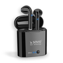 SAVIO TWS-02 (in-ear Bluetooth wireless with a built-in microphone black color)