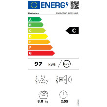 Džiovyklė ELECTROLUX EW6D285AE Džiovyklė ELECTROLUX EW6D285AE