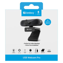 „Sandberg 133-95 Webcam Pro“ 1920 x 1080 „Full HD“ „Sandberg 133-95 Webcam Pro“ 1920 x 1080 „Full HD“