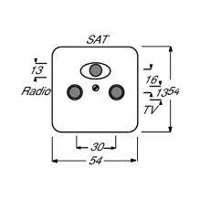 Busch-Jaeger 1724-0-1747 wall plate / switch cover