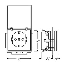 Busch-Jaeger 2018-0-1495 socket-outlet Busch-Jaeger 2018-0-1495 socket-outlet
