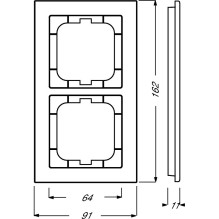 Busch-Jaeger 1754-0-4438 wall plate / switch cover