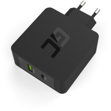 Green Cell Charger 45W 2-Port USB-C / USB3.0 QC3.0 inkl. 2m USB-C Kabel Schwarz Green Cell Charger 45W 2-Port USB-C / USB3.0 QC3.0 inkl. 2m USB-C Kabel Schwarz